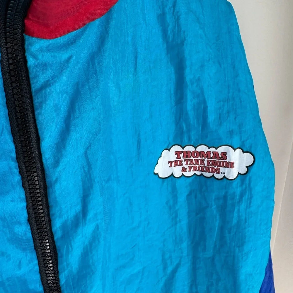 Thomas The Tank Engine Vintage Kids Windbreaker Size 5Y